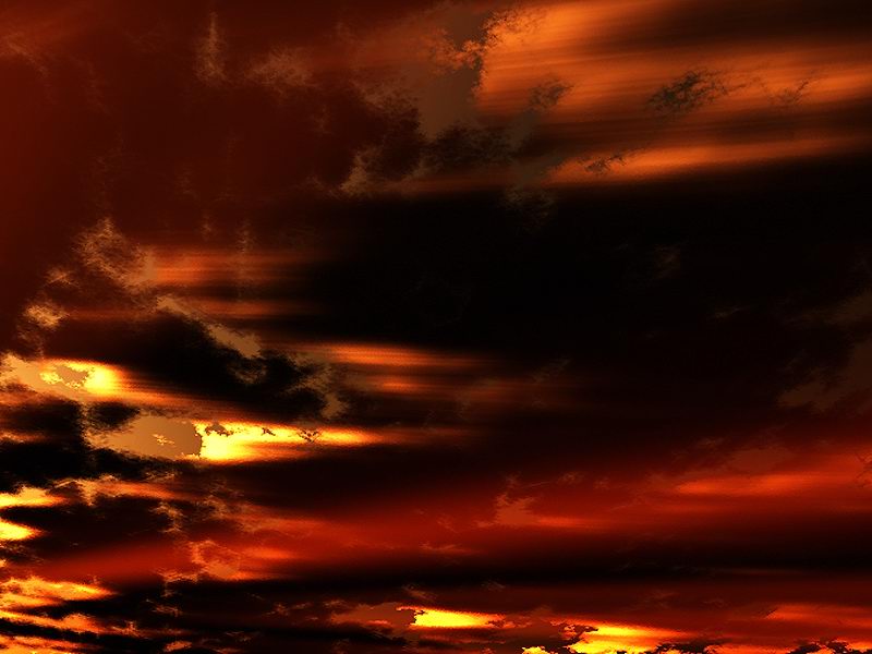 Fiery Sky at Sunset - Detail #3