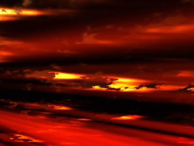 Fiery Sky at Sunset - Detail #4
