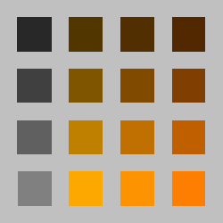 Grays, Browns and Oranges