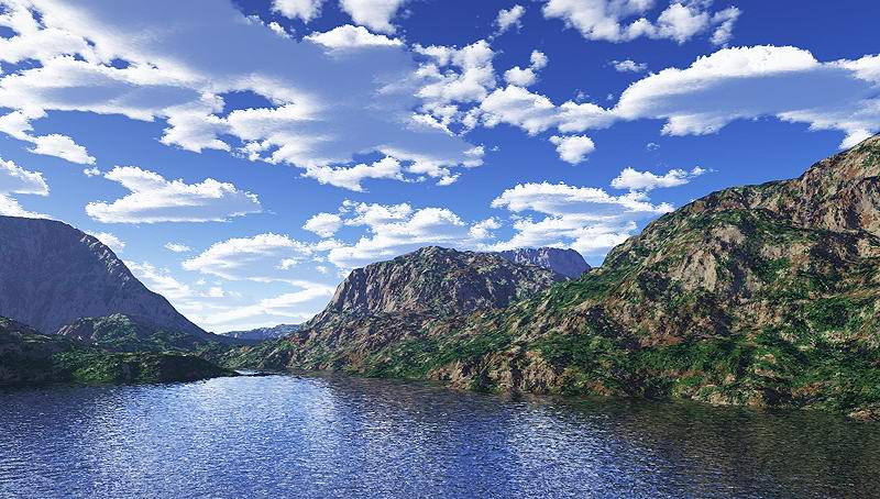 Lake in the Mountains - Zoom 800 × 454 pixels