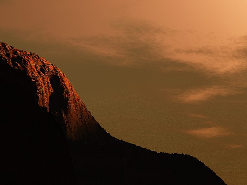 Twilight over an Extinct Volcano - Detail #1