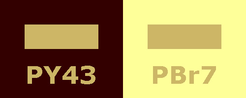 Raw Sienna: yellow or brown?